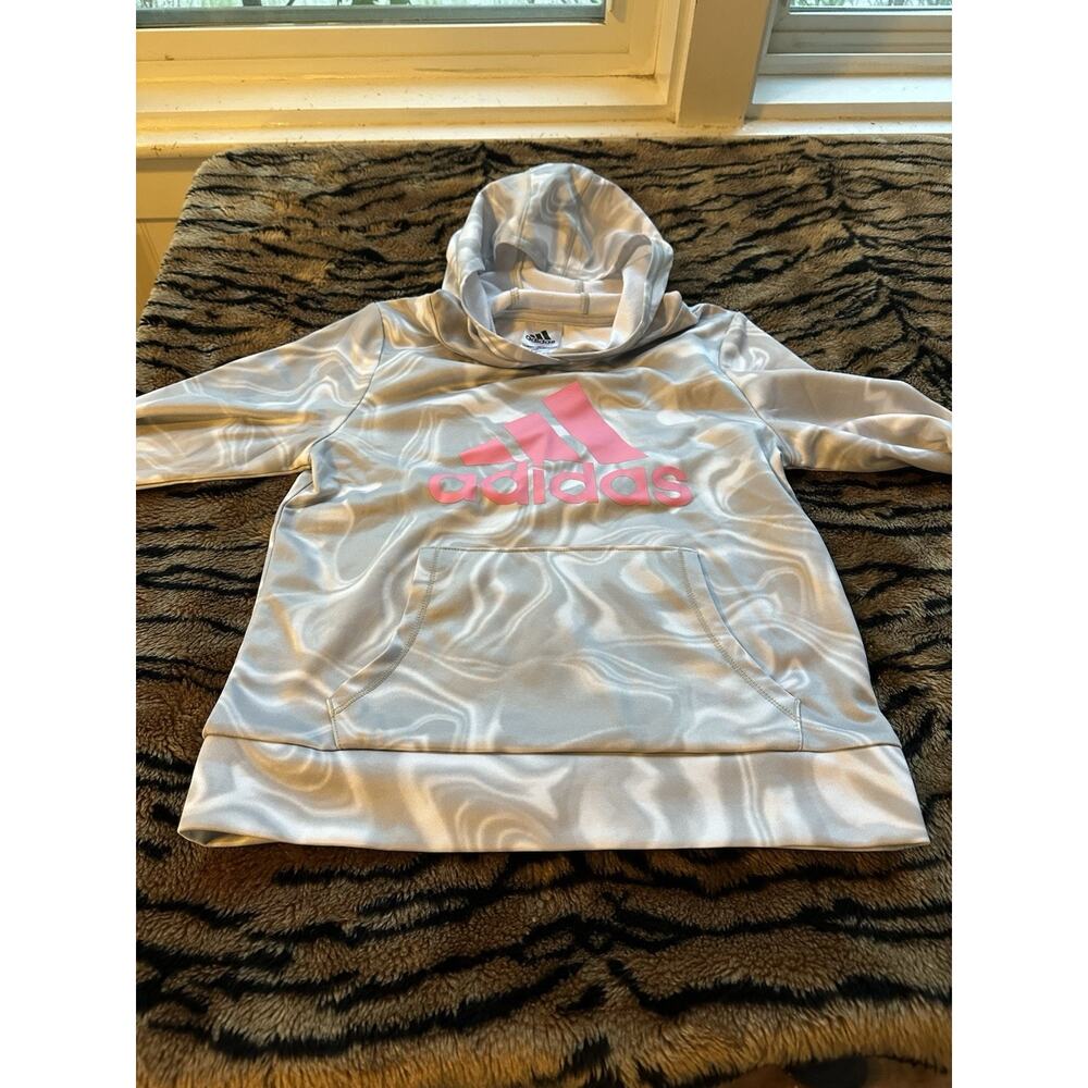 Adidas Lot Of 2 Kids Size 10/12 Sweatshirts Unisex, Layers, Sporty